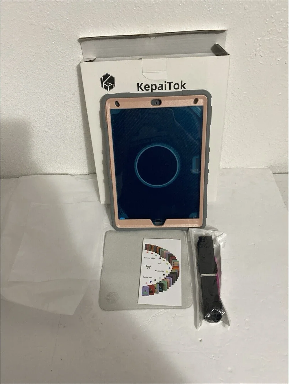 Kapiatok Tablet Case for Ipad 9 Gen New Open Box Never Used